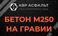 Бетон М250 на гравии в Лобне